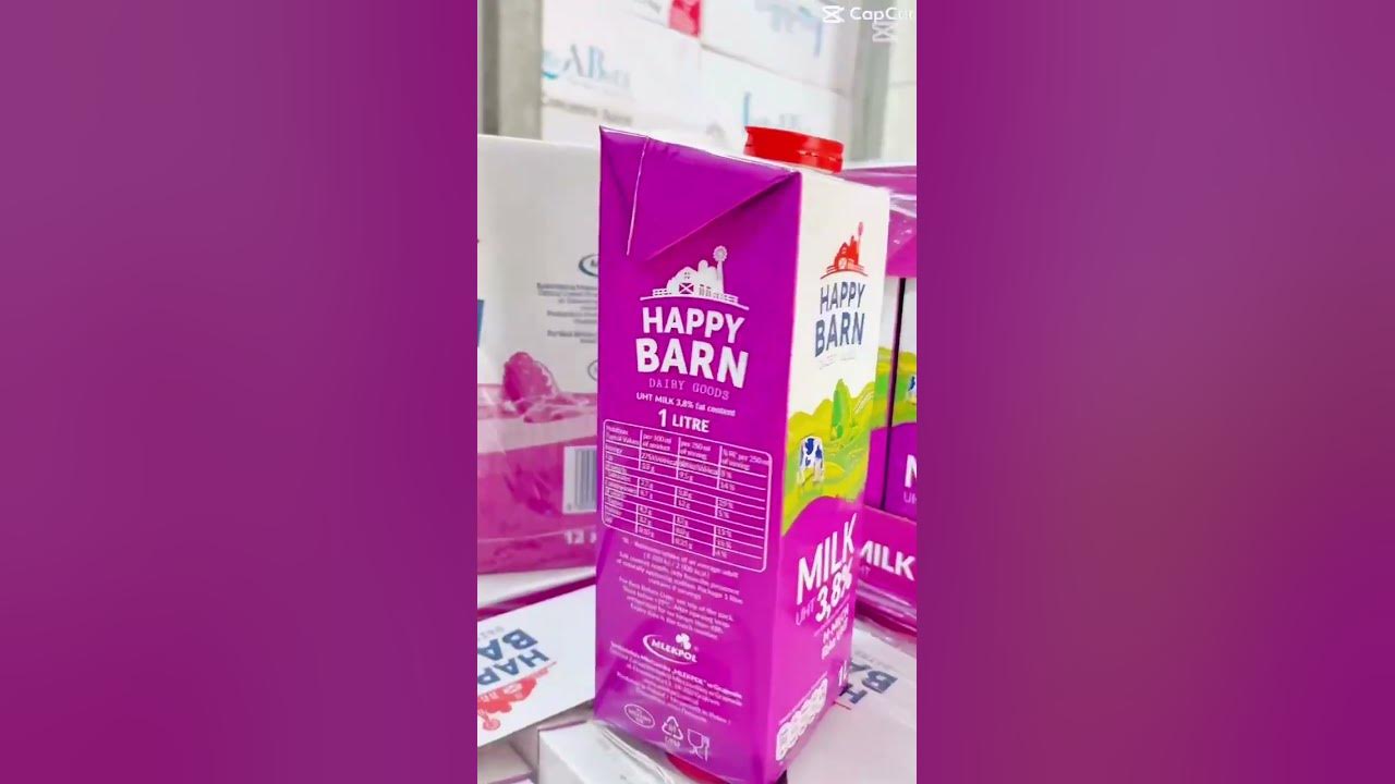  Sữa tươi Happy Barn 3.8% 1L