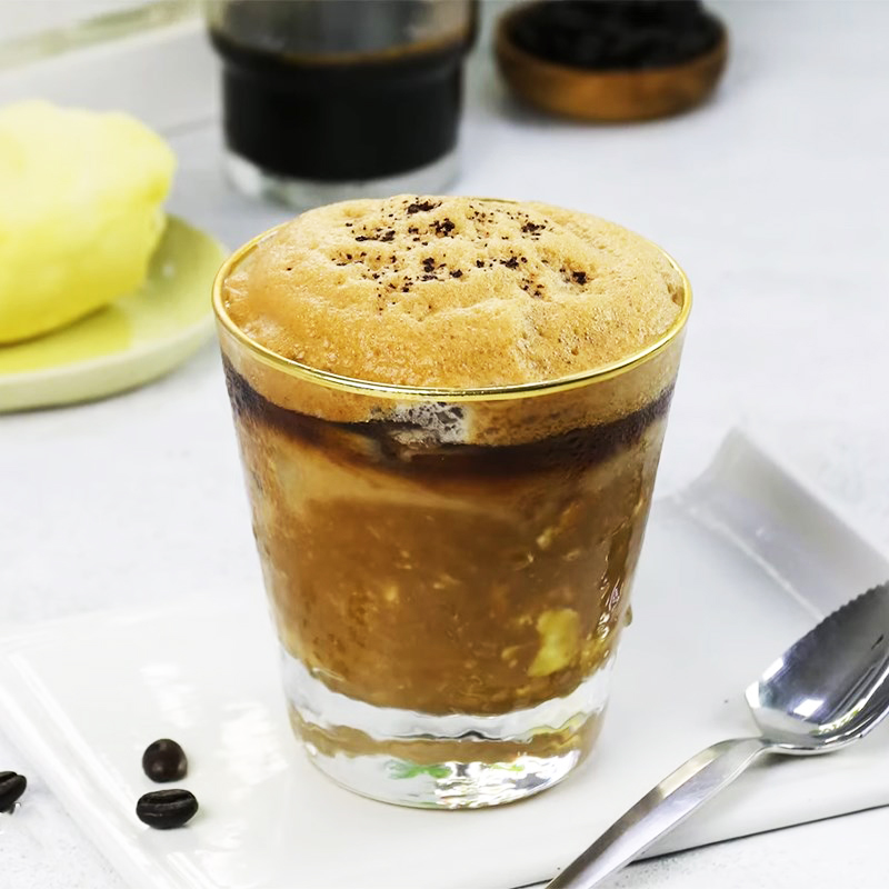 công thức pha cà phê sầu riêng