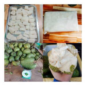 mãng cầu đông lạnh