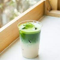 công thức matcha latte sữa gấu
