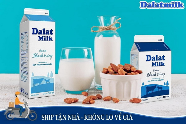 Sữa thanh trùng Dalatmilk 950ml