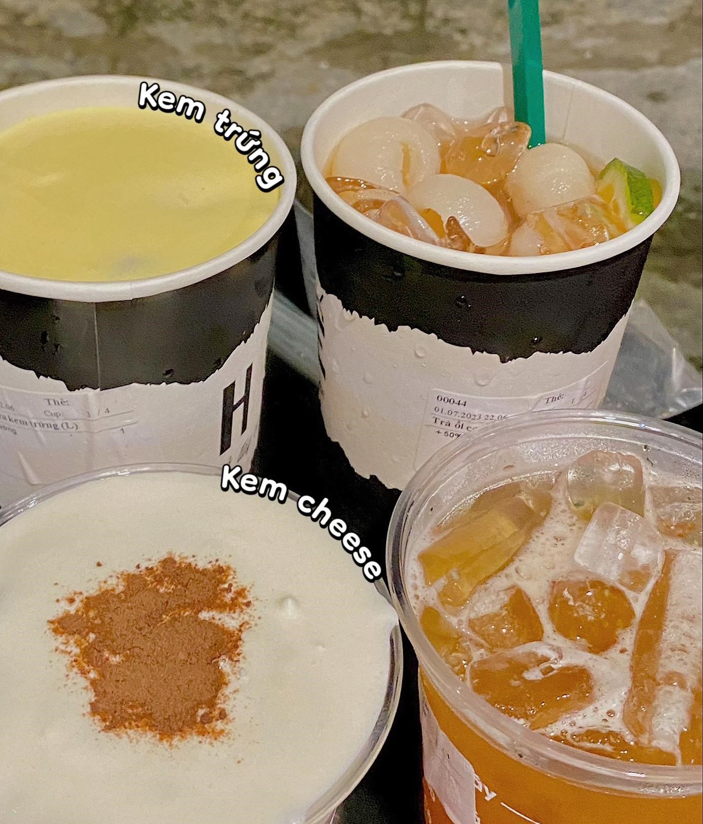 Milo dầm kem trứng nướng