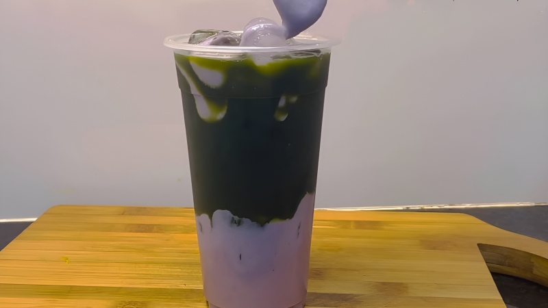 Rau Má Khoai Môn Sữa Dừa/Macchiato