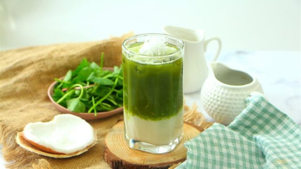 Rau Má Đậu Xanh Cốt Dừa/Macchiato