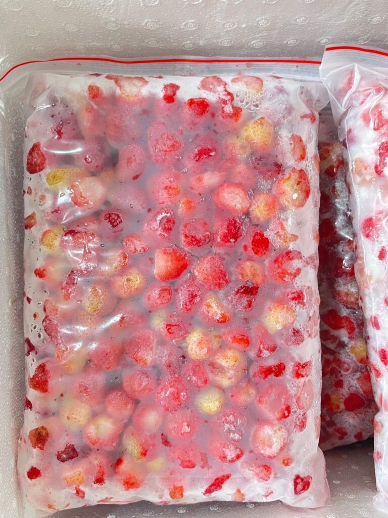 dâu tây đông lạnh