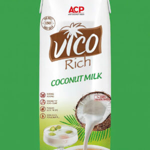 Nước cốt dừa Vico là lựa chọn hoàn hảo cho những ai yêu thích vị béo ngậy, thơm ngọt của dừa tươi Bến Tre