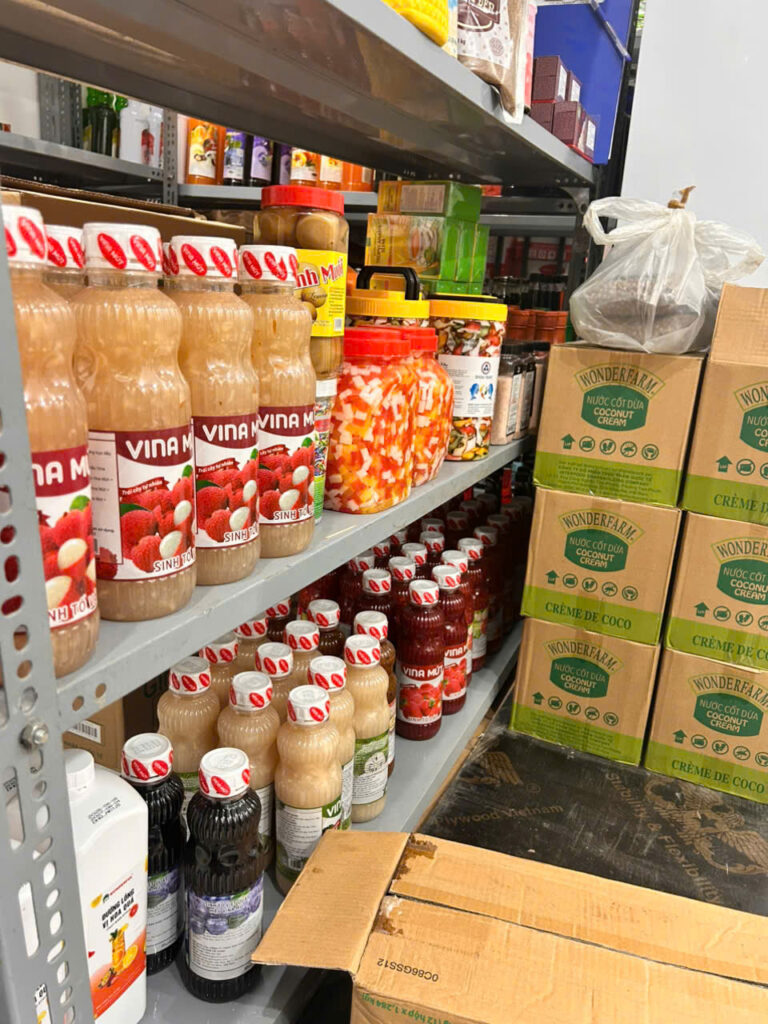 nguyên liệu pha chế hòa vang